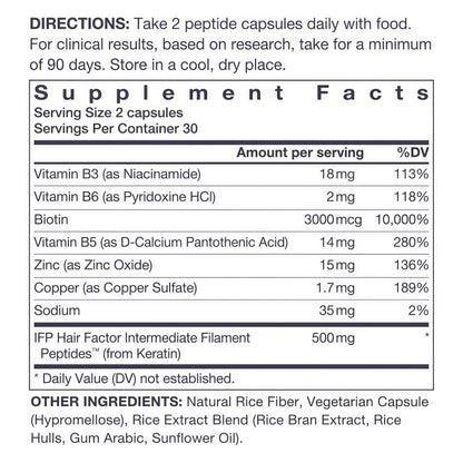 Hair Growth Peptides Capsules